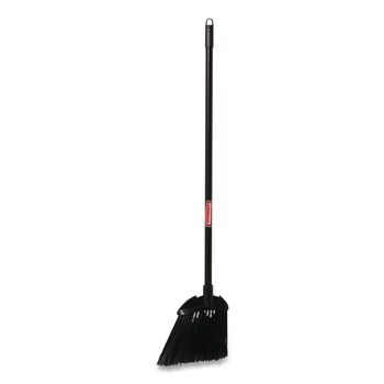 PRODUCTS | Rubbermaid Commercial FG637400BLA 35 in. Angled Lobby Broom with Poly Bristles - Black