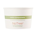 Food Containers & Lids | World Centric BOSU8 No Tree 3.4 in. Diameter x 2.3 in. h Sugarcane Paper Bowls - Natural (1,000/Carton) image number 0