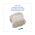 Mop Heads | Boardwalk BWKFF40 5 in. Flash forty Disposable Cotton Dust Mop Head - Natural image number 5