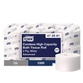 Toilet Tissues | Tork 472881 2-Ply Advanced Coreless High Capacity Bath Tissue - White (12 Rolls/Carton) image number 0