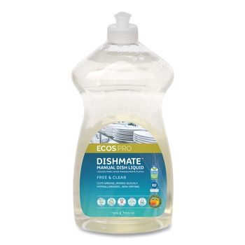 ECOS PRO PL9721/6 Dishmate Manual Dish Liquid 25 oz Bottle