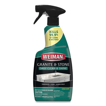 FLOOR CLEANERS | WEIMAN 109EA 24 oz Spray Bottle Granite Cleaner and Polish - Citrus Scent