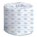 Perforated Roll & Hand Towels | GEN GEN248 4 in. x 3 in. 2-Ply Standard Bath Tissue - White (96 Rolls/Carton) image number 3