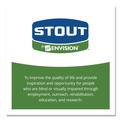 Repro Trash Bags | Stout by Envision G3340E11 Controlled Life-Cycle 33 in. x 40 in. 1.1 mil. 33 Gallon Plastic Trash Bags - Green (40/Box) image number 7