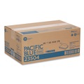 Perforated Roll & Hand Towels | Georgia Pacific Professional 23504 10.25 in. x 9.25 in. 1-Ply Pacific Blue Basic S-Fold Paper Towels - Brown (4000/Carton) image number 4