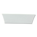 Mop Heads | Unger UNGEF40F Excella 20 in. Microfiber Finishing Pad - White (5/Pack) image number 2