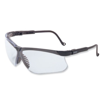 Honeywell Uvex S3200HS Genesis Safety Eyewear - Black Nylon Frame/Clear Polycarbonate Lens