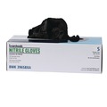 Food Service Disposable & Single Use Gloves | Boardwalk 396SBXA 4.4 mil Disposable General-Purpose Powder-Free Nitrile Gloves - Small, Black (100/Box) image number 3