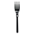 Disposable Forks | Wego 54101101 Polystyrene Fork - Black (1000/Carton) image number 0