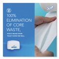 Toilet Tissue Dispensers | Scott 09603 14.25 in. x 6 in. x 9.75 in. Essential Coreless Jumbo Roll Tissue Dispenser - White image number 5