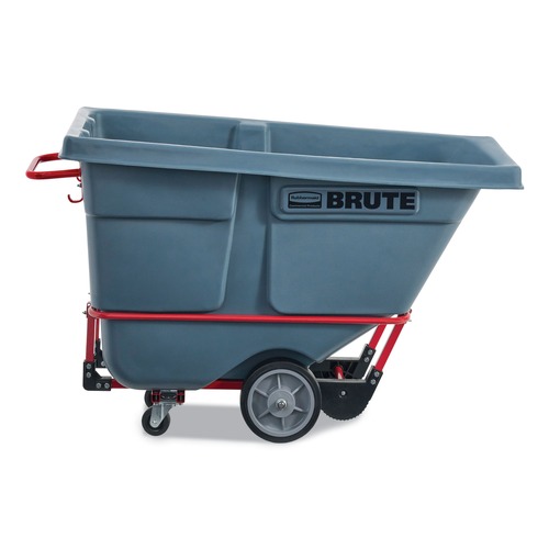 Carts & Trucks | Rubbermaid Commercial 2192465 0.5 cu yd BRUTE DURATILT Frame Tilt Truck Heavy Duty 1400 lb Capacity Gray image number 0