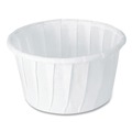 Cups | SOLO 125-2050 1.25 oz. ProPlanet Seal Paper Portion Cups - White (250/Bag, 20 Bags/Carton) image number 0