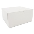 Bakery Boxes & Containers | SCT SCH 0989 12 in. x 12 in. x 6 in. Paper One-Piece Non-Window Bakery Boxes - White (50/Carton) image number 0