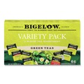 Tea | Bigelow RCB30568 Individually Wrapped Green Tea Assortment - Eight Flavors (64/Box) image number 1