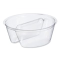 Food Containers & Lids | Dart PF35C2 3.6 in. Diameter x 1.3 in. Height Plastic Cup Insert - Clear (1000/Carton) image number 0
