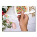 Disposable Spoons | SOLO MSWD-0007 Soda Spoon Plastic Specialty Cutlery - White (1000/Carton) image number 5