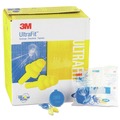 Ear Protection | 3M 340-4002 25NRR E-A-R UltraFit Multi-Use Corded Earplugs - Yellow/Blue (50/Box) image number 1