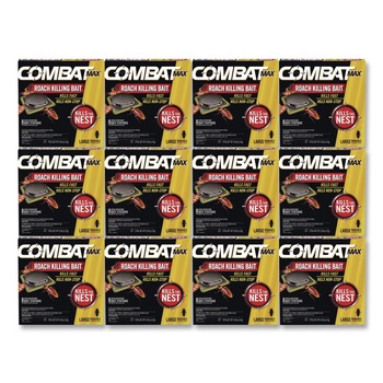 INSECTICIDES | Combat DIA 51913 0.49 oz Roach Bait Insecticide (12/Carton)