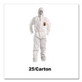 Hand Sanitizing Wipes | KleenGuard 51928 A50 Breathable Splash and Particle Protection Hooded Coveralls - 2X-Large, White (25/Carton) image number 3