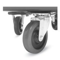 Carts & Trucks | Rubbermaid Commercial FG460800BLA 300 lbs. Capacity 59 Gallon Plastic Cube Truck - Black image number 3