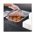Steam Table Parts | Boardwalk BWKLIDSTEAMFL 12.88 in. x 20.81 in. x 0.63 in. Aluminum Steam Table Pan Lids (50/Carton) image number 5