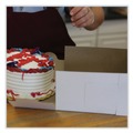 Bakery Boxes & Containers | SCT 1561 9 in. x 9 in. x 4 in. Paper Standard Bakery Boxes - White (200/Carton) image number 2