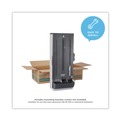 Cutlery Dispensers | Dixie SSKD120 SmartStock 10 in. x 8.75 in. x 24.75 in. Utensil Knife Dispenser - Translucent Gray (120/Carton) image number 4