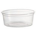 Food Containers & Lids | WNA WNA APCTR08 8 oz. Plastic Deli Containers - Clear (50/Pack, 10 Packs/Carton) image number 1