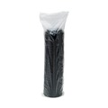 Cup Lids | Dart 16ELBLK Cappuccino Dome Sipper Lids Fits 12 oz. to 24 oz. Hot Cups - Black (1000/Carton) image number 0