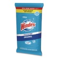 Cleaning Cloths & Wipes | Windex 378032 7 in. x 8 in. Cloth Glass and Surface Wet Wipe - Unscented White image number 2