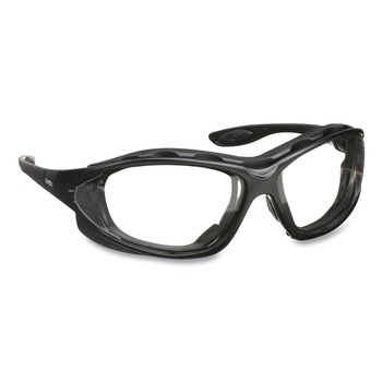 Honeywell Uvex S0600HS Polycarbonate Seismic Sealed Eyewear - Black Frame Clear Lens