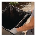 Outdoor Waste Receptacles | Rubbermaid Commercial FG917188BLA Ranger 45-Gallon Fire-Safe Structural Foam Container - Black image number 5