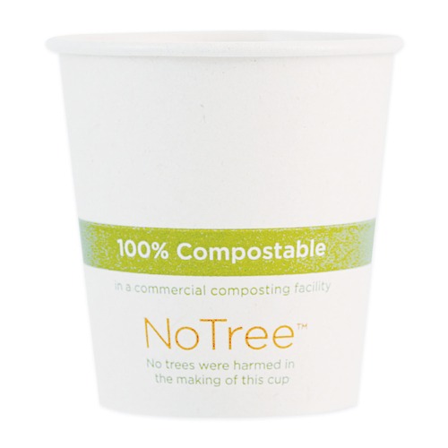 Cups | World Centric CUSU6 6 oz. NoTree Paper Hot Cups - Natural (1000/Carton) image number 0