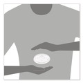 Cup Lids | Dart L32CR Plastic Straw-Slot Cold Cup Lids Fits 30 oz. to 32 oz. Cold Cups - Clear (1000/Carton) image number 3