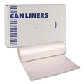 Low-Density Trash Bags | Boardwalk H8046TCKR01 40 in. x 46 in. 45 gal. 0.9 mil Low-Density Waste Can Liners - Clear (100/Carton) image number 0