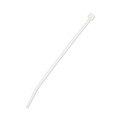 Office Cable Management | Tatco 22100 4 in. x 0.06 in. 18 lbs. Nylon Cable Ties - Natural (1000/Pack) image number 1