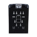 Soap Dispensers | Boardwalk SH900SBBW 5.5 in. x 4 in. x 12 in. 900 mL Bulk Fill Soap Dispenser - Black image number 1