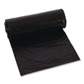 Low-Density Trash Bags | Trinity Plastics 100582 43 in. x 47 in. 56-Gallon 1.25 millimeter Flat Pack Low-Density Can Liners - Black (100/Carton) image number 2