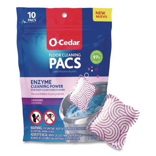 Floor Cleaners | O-Cedar 172402CT Cleaning PACS - Lavender Scent (8 Packs/Carton) image number 0