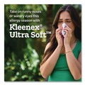 Facial Tissues | Kleenex 54317 Ultra Soft 3-Ply Facial Tissue - White (4/Carton) image number 8