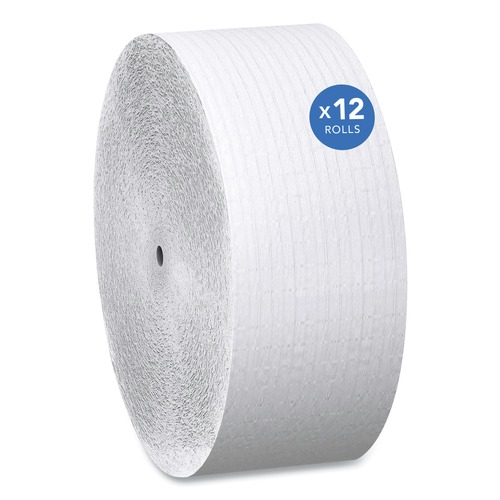 Toilet Tissues | Scott 07005 Essential 3.75 in. x 2300 ft. Septic Safe Coreless JRT - White (12 Rolls/Carton) image number 0