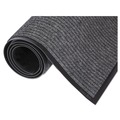 Floor Mats | Crown NR 0046GY 48 in. x 72 in. Polypropylene Needle Rib Wipe and Scrape Mat - Gray image number 3