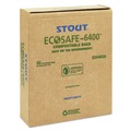 Repro Trash Bags | Stout by Envision E3348E85 32 Gallon 0.85 mil 33 in. x 48 in. EcoSafe-6400 Bags - Green (50/Box) image number 1