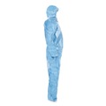 Cleaning Cloths & Wipes | KleenGuard 45324 A65 Zipper Front Flame-Resistant Hooded Coveralls with Elastic Wrist and Ankles - X-Large/Blue (25/Carton) image number 3