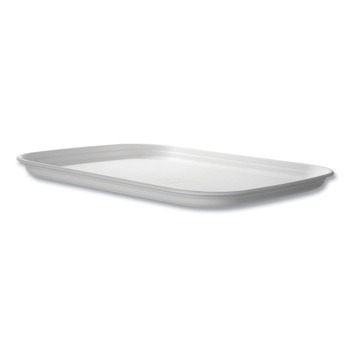 Eco-Products EP-SCTR1317 Regalia 13 in. x 17 in. x 1.3 in. Renewable Sugarcane Tray - White (100/Carton)