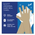 Perforated Roll & Hand Towels | Scott 01040 8 in. x 800 ft. 1.5 in. Core 1-Ply Essential Hard Roll Towels - White (12 Rolls/Carton) image number 8