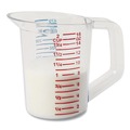 Cups | Rubbermaid Commercial FG321500CLR Bouncer 16 oz. Measuring Cup - Clear image number 2