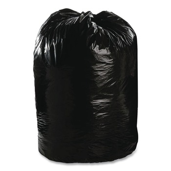 Stout by Envision T5051B15 50 in. x 51 in. 65-Gallon 1.5 mil. Total Recycled Content Plastic Trash Bags - Black/Brown (100/Carton)