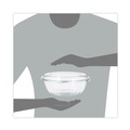 Food Storage Containers & Lids | Dart CTR48BD 48 oz. 8.9 in. Diameter x 3.4 in. Height Tamper-Resistant/Evident Plastic Bowls with Dome Lid - Clear (100/Carton) image number 4