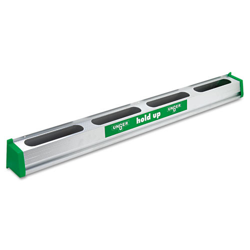 Tool Storage & Organizers | Unger HU900 36 in. W x 3.5 in. D x 3.5 in. H Hold Up Aluminum Tool Rack - Aluminum/Green image number 0